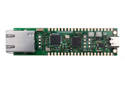 Ethernet Development Tools W6300-EVB-Pico2 is a microcontroller evaluation board based on the Raspberry Pi RP2350 and fully hardwired TCP/IP controller W6300. - 1