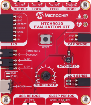 MTCH9010 - Liquid Level Sensor Evaluation Board - 5