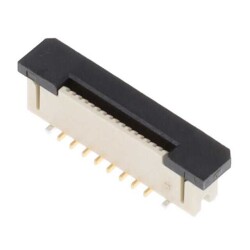 16 Position FFC, FPC Connector Contacts, Vertical - 1 Sided 0.020