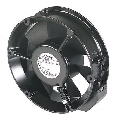 Fan Tubeaxial 24VDC Round - 171.5mm Dia Ball 241.3 CFM (6.76m³/min) 2 Terminals - 1