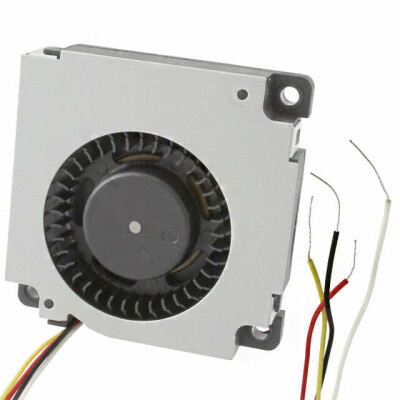 Fan Blower 12VDC Square - 45mm L x 45mm H Ball 3.6 CFM (0.101m³/min) 4 Wire Leads - 1