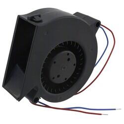 Fan Blower 24VDC Rectangular/Rounded - 75.2mm L x 75.5mm H Ball 16.5 CFM (0.462m³/min) 2 Wire Leads - 1