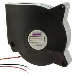 Fan Blower 24VDC Square/Rounded - 120mm L x 120mm H Ball 28.0 CFM (0.784m³/min) 2 Wire Leads - 1