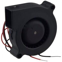 Fan Blower 24VDC Square/Rounded - 51.3mm L x 51mm H Ball 4.6 CFM (0.129m³/min) 2 Wire Leads - 1