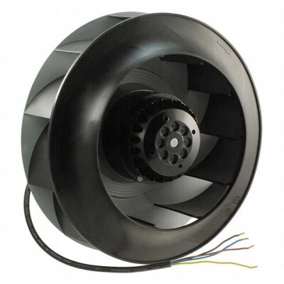 Fan Motorized Impellers 230VAC Round - 251.5mm Dia Ball 850.0 CFM (23.80m³/min) 4 Wire Leads - 1