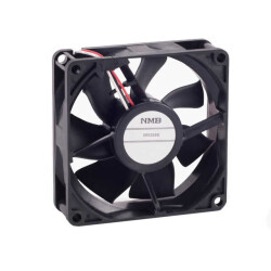 Fan Tubeaxial 24VDC Square - 80mm L x 80mm H Sleeve 54.7 CFM (1.53m³/min) 3 Wire Leads - NMB Technologies Corporation