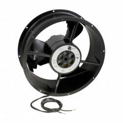 Fan Tubeaxial 115VAC Round - 254mm Dia Ball 550.0 CFM (15.40m³/min) 2 Wire Leads - Comair Rotron