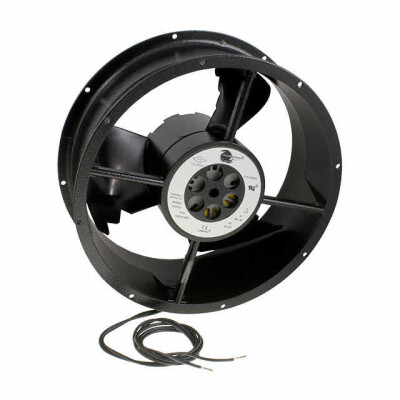 Fan Tubeaxial 115VAC Round - 254mm Dia Ball 550.0 CFM (15.40m³/min) 2 Wire Leads - 1