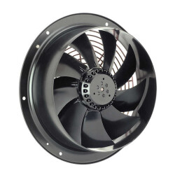 Fan Tubeaxial 115VAC Round - 280mm Dia Ball 600.0 CFM (16.80m³/min) 2 Wire Leads - 1