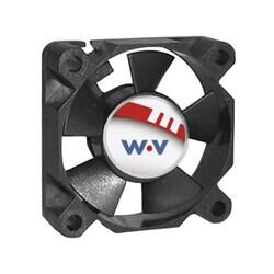 Fan Tubeaxial 12VDC Square - 35mm L x 35mm H Ball 6.3 CFM (0.176m³/min) 2 Wire Leads - Wakefield-Vette