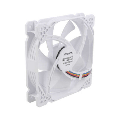Fan Tubeaxial 12VDC Square - 120mm L x 120mm H Vapo-Bearing™ 108.2 CFM (3.03m³/min) 2 Wire Leads - 1