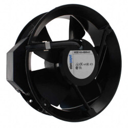 Fan Tubeaxial 230VAC Round - 171.5mm Dia Ball 294.2 CFM (8.24m³/min) 2 Terminals - ebm-papst Inc.
