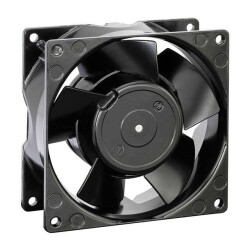 Fan Tubeaxial 230VAC Square - 92mm L x 92mm H Ball 39.4 CFM (1.10m³/min) 2 Wire Leads - ebm-papst Inc. (1)