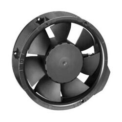 Fan Tubeaxial 24VDC Round - 171.5mm Dia Ball 241.3 CFM (6.76m³/min) 2 Wire Leads - ebm-papst Inc.
