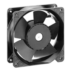 Fan Tubeaxial 24VDC Square - 119mm L x 119mm H Ball 182.4 CFM (5.11m³/min) 2 Wire Leads - ebm-papst Inc.