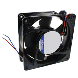 Fan Tubeaxial 24VDC Square - 119mm L x 119mm H Ball 182.4 CFM (5.11m³/min) 2 Wire Leads - ebm-papst Inc. (1)