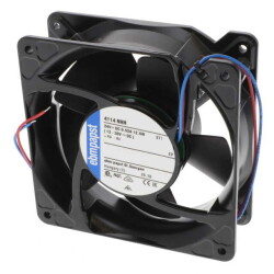 Fan Tubeaxial 24VDC Square - 119mm L x 119mm H Ball 153.0 CFM (4.28m³/min) 2 Wire Leads - ebm-papst Inc.