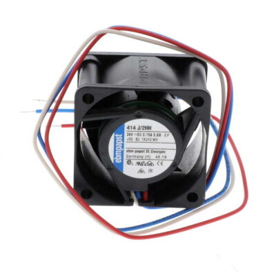 Fan Tubeaxial 24VDC Square - 40mm L x 40mm H Ball 14.1 CFM (0.395m³/min) 3 Wire Leads - 1