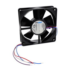 Fan Tubeaxial 24VDC Square - 119mm L x 119mm H Ball 100.1 CFM (2.80m³/min) 4 Wire Leads - ebm-papst Inc.