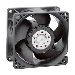 Fan Tubeaxial 24VDC Square - 80mm L x 80mm H Ball 131.0 CFM (3.67m³/min) 2 Wire Leads - ebm-papst Inc. (1)