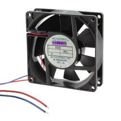 Fan Tubeaxial 24VDC Square - 92mm L x 92mm H Ball 51.0 CFM (1.43m³/min) 2 Wire Leads - Mechatronics Fan Group