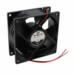 Fan Tubeaxial 24VDC Square - 80.5mm L x 80.5mm H Ball 50.0 CFM (1.40m³/min) 2 Wire Leads - Orion Fans