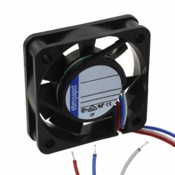 Fan Tubeaxial 24VDC Square - 40mm L x 40mm H Sintec 4.7 CFM (0.132m³/min) 3 Wire Leads - ebm-papst Inc.