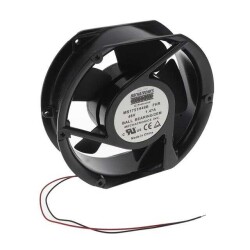 Fan Tubeaxial 48VDC Rectangular/Rounded - 171mm L x 153mm H Ball 418.0 CFM (11.70m³/min) 2 Wire Leads - Mechatronics Fan Group