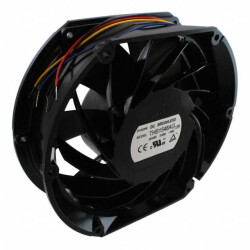 Fan Tubeaxial 48VDC Rectangular/Rounded - 172mm L x 150mm H Ball 527.5 CFM (14.77m³/min) 4 Wire Leads - Delta Electronics