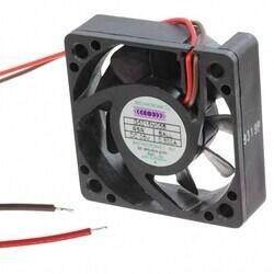 Fan Tubeaxial 5VDC Square - 50mm L x 50mm H Ball 11.0 CFM (0.308m³/min) 2 Wire Leads - 1