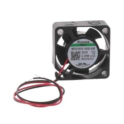 Fan Tubeaxial 5VDC Square - 25mm L x 25mm H Vapo-Bearing™ 3.0 CFM (0.084m³/min) 2 Wire Leads - Sunon Fans