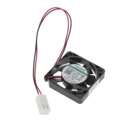 Fan Tubeaxial 5VDC Square - 30mm L x 30mm H Vapo-Bearing™ 4.9 CFM (0.137m³/min) 2 Position Rectangular Connector - Sunon Fans