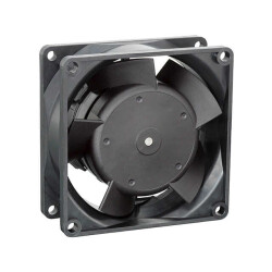 Fan Tubeaxial 24VDC Square - 80mm L x 80mm H Ball 47.1 CFM (1.32m³/min) 3 Wire Leads - ebm-papst Inc.