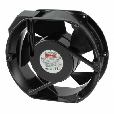 Fan Tubeaxial 115VAC Rectangular/Rounded - 172mm L x 150mm H Ball 293.0 CFM (8.20m³/min) 3 Terminals - 1