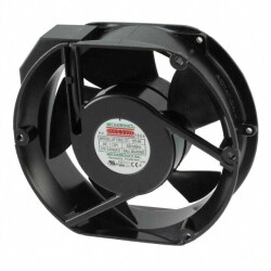 Fan Tubeaxial 115VAC Rectangular/Rounded - 172mm L x 150mm H Ball 293.0 CFM (8.20m³/min) 3 Terminals - Mechatronics Fan Group
