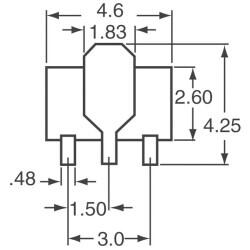 Bipolar (BJT) Transistor NPN 150 V 1 A 100MHz 1 W Surface Mount SOT-89-3 - Diodes Incorporated (1)