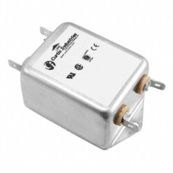 DC EMC/EMI Line Filter 10 A 80V Single Stage Quick Connect - Curtis Industries