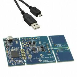 FDC2114 Capacitance-to-Digital Converter Interface Evaluation Board - Texas Instruments