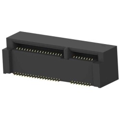 52 Position Female Connector PCI Express Mini Card Gold 0.031