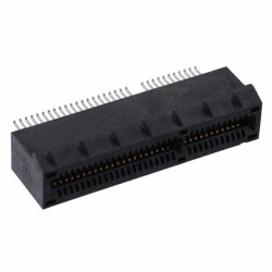 64 Position Female Connector PCI Express™ Gold 0.039