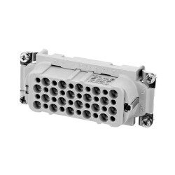 Female Insert without Contacts Gray 40+Ground Position Crimp - Amphenol Tuchel Industrial