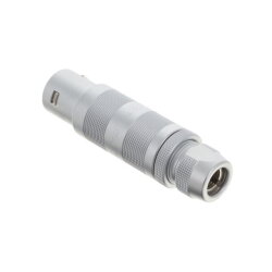 1 Position Circular Connector Plug, Male Pins Solder Cup - LEMO