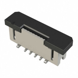 8 Position FFC, FPC Connector Contacts, Vertical - 1 Sided 0.020