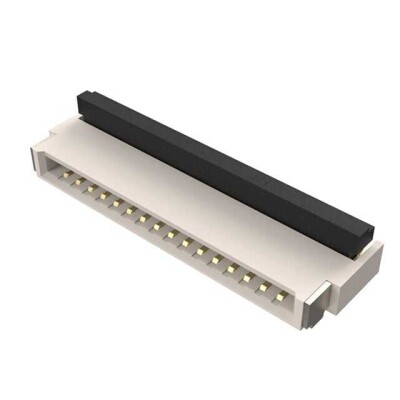6 Position FFC, FPC Connector Contacts, Top and Bottom 0.020