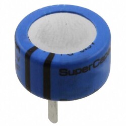 100 mF (EDLC) Supercapacitor 5.5 V Radial, Can 100Ohm @ 1kHz - KEMET