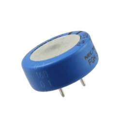 2.2 F (EDLC) Supercapacitor 5.5 V Radial, Can 35Ohm @ 1kHz - KEMET
