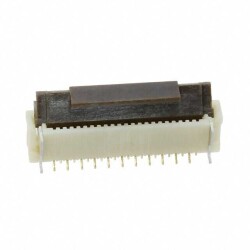 22 Position FFC, FPC Connector Contacts, Vertical - 1 Sided 0.020