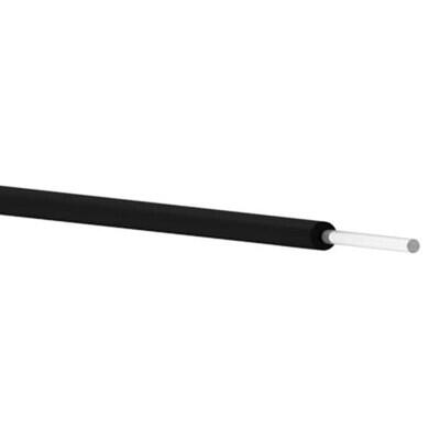 Fiber Optic Cable Black Multimode, Simplex 1000µm 32.81' (10.00m) - 1