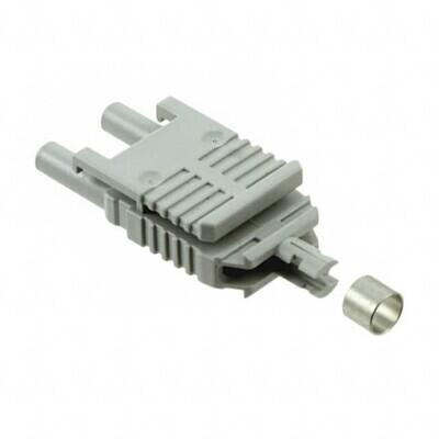 Fiber Optic Plug Connector Duplex 1000µm Gray - 1