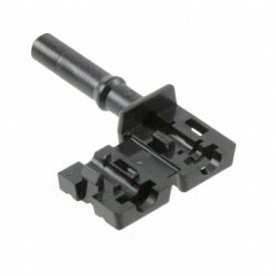 Fiber Optic Plug Connector Simplex 1000µm Black - Broadcom Limited